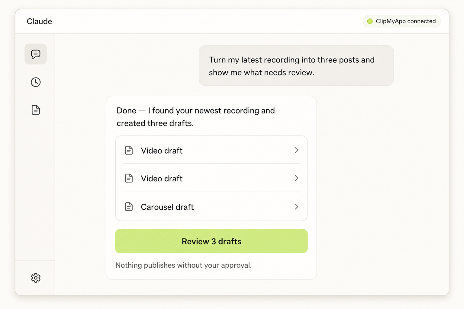 ClipMyApp product screenshot